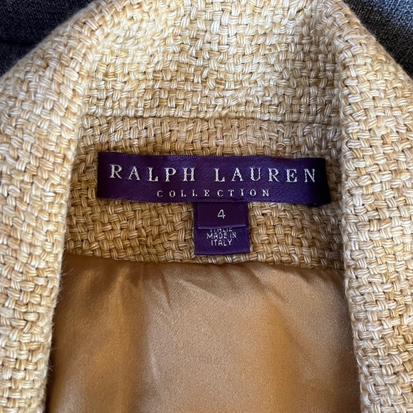 Ralph Lauren Collection Purple Label Linen blazer size 4 - Picture 6 of 10